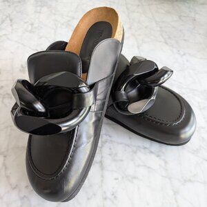 JW Anderson Chain Loafer Leather Mules
